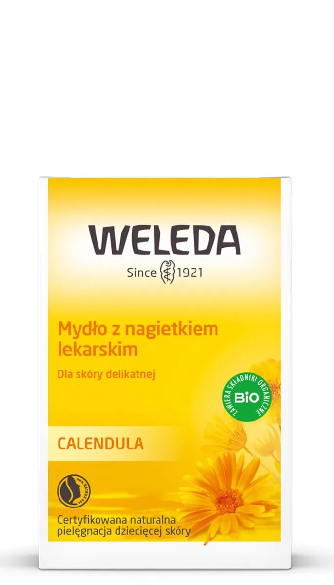 Weleda Mydło z nagietkiem lekarskim, 100 g