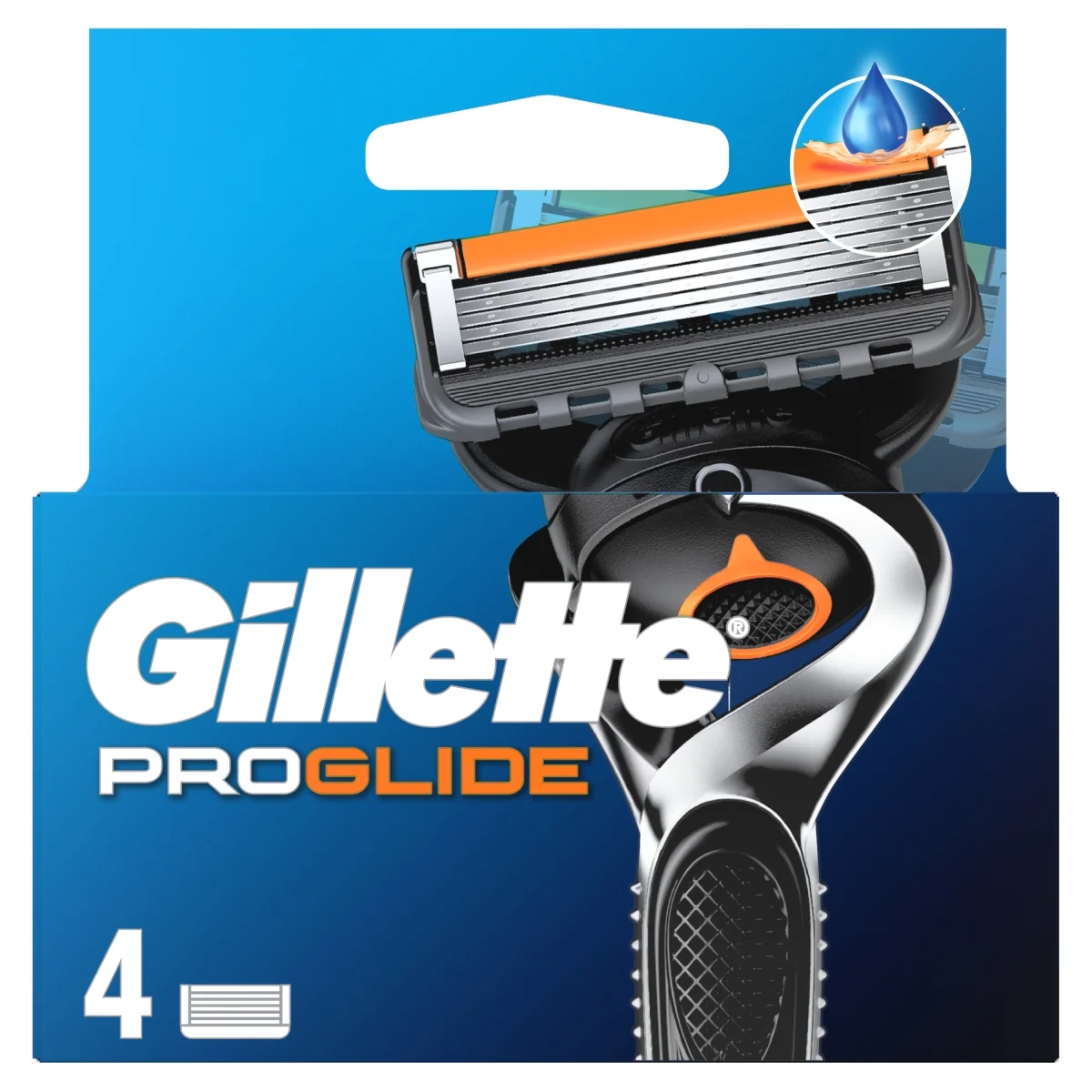 Gillette Proglide wkład do maszynki manualnej do golenia dla mężczyzn, 4 szt.