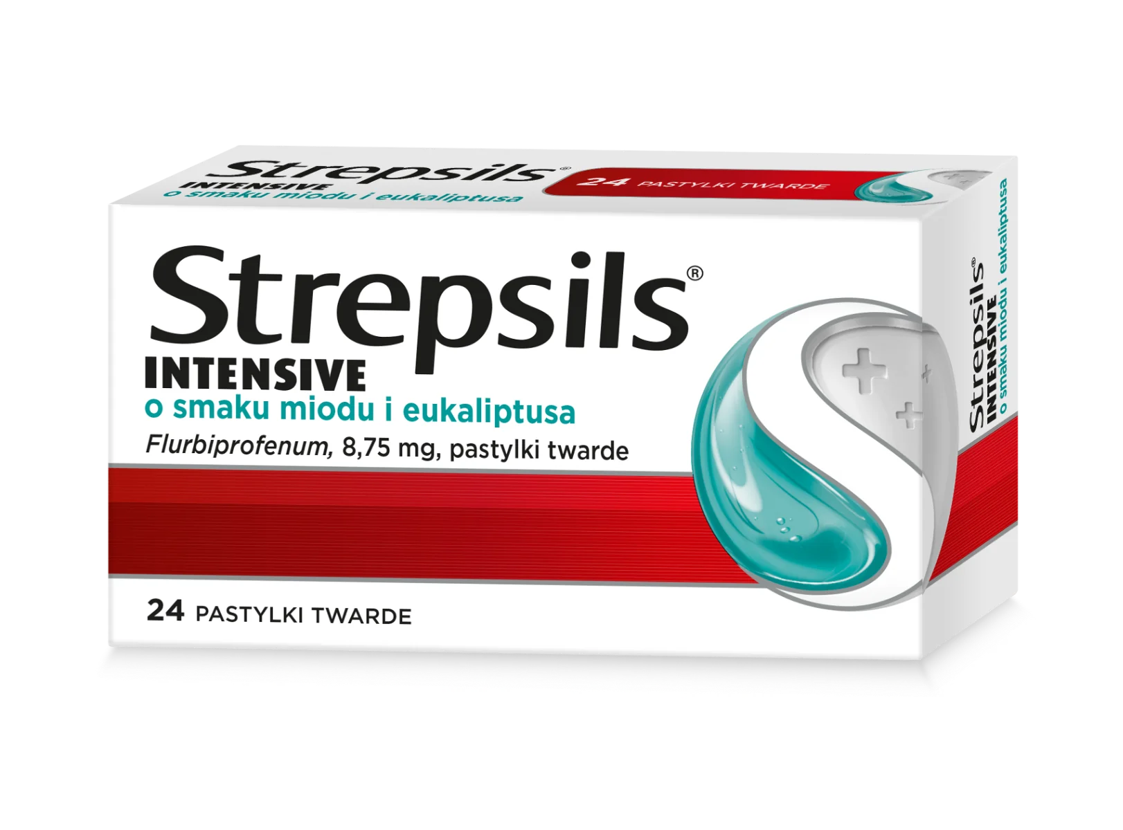 Strepsils Intensive o smaku miodu i eukaliptusa 24 pastylki twarde