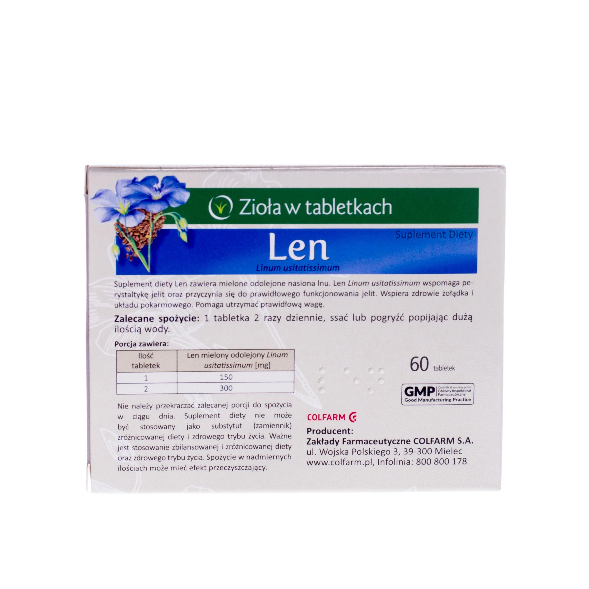 Colfarm Len 60 tabletek