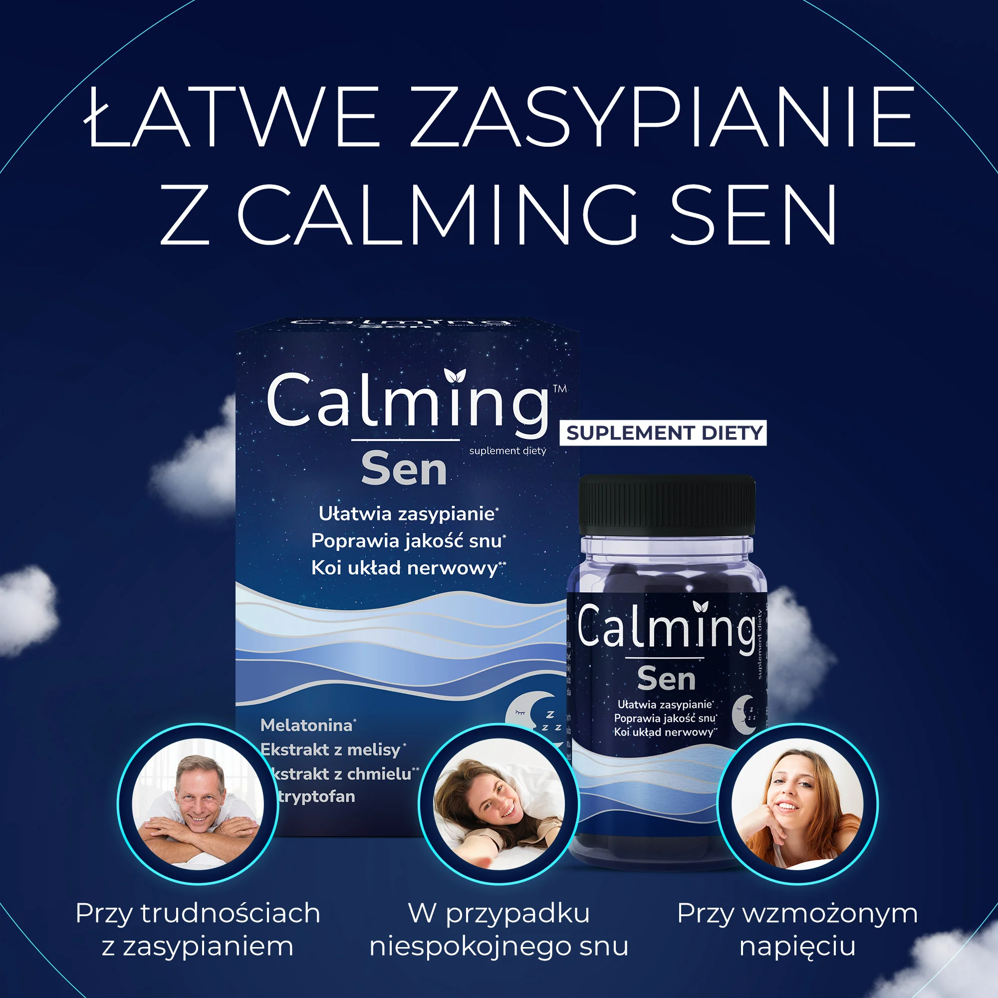 Domowa Apteczka Calming Sen 30 kapsułek