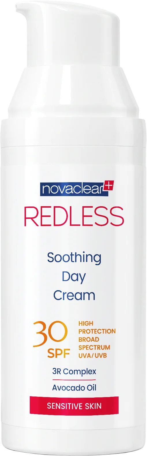 Novaclear Redless krem wzmacniający do cery naczynkowej na dzień SPF 30, 50 ml