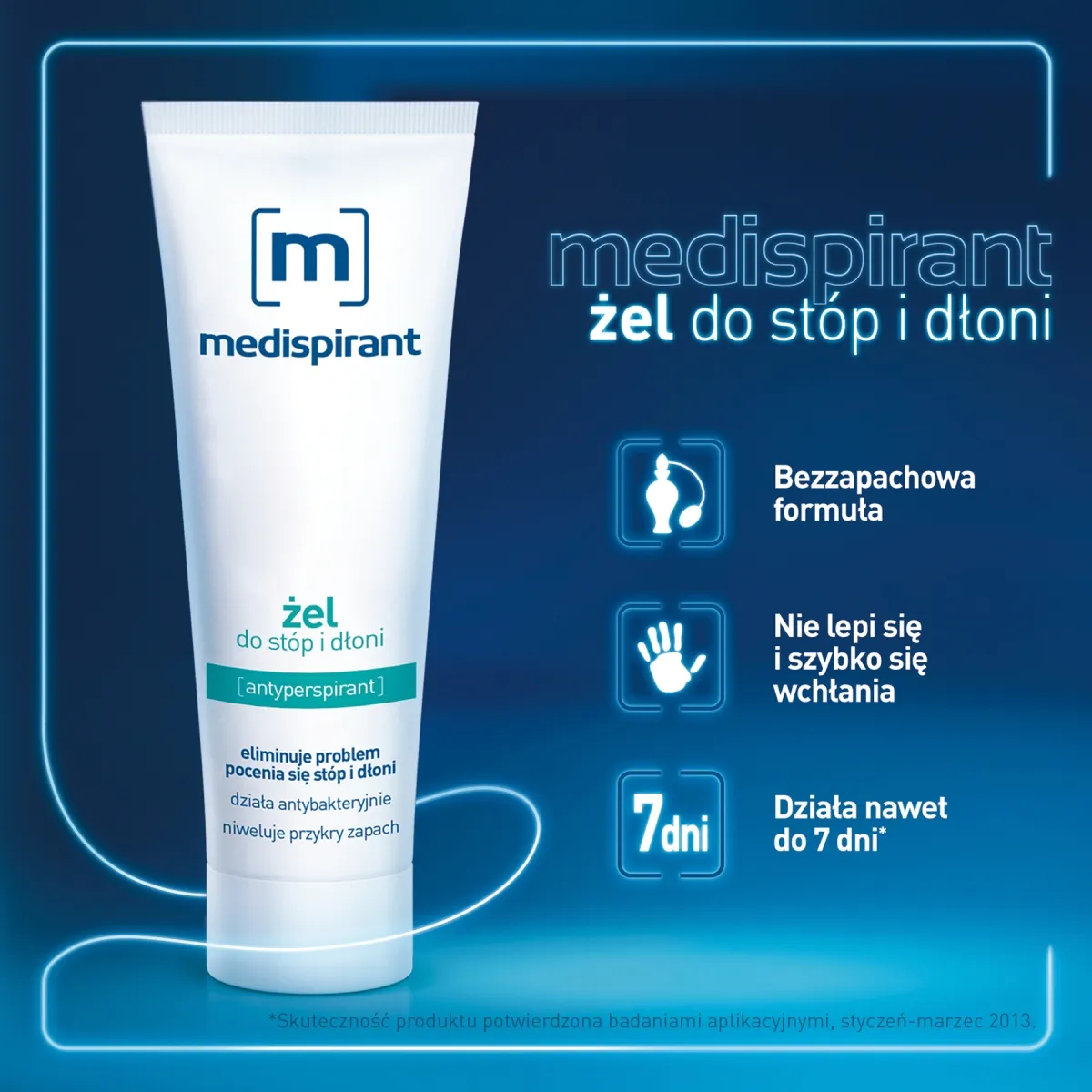 Medispirant żel do stóp i dłoni, 50 ml