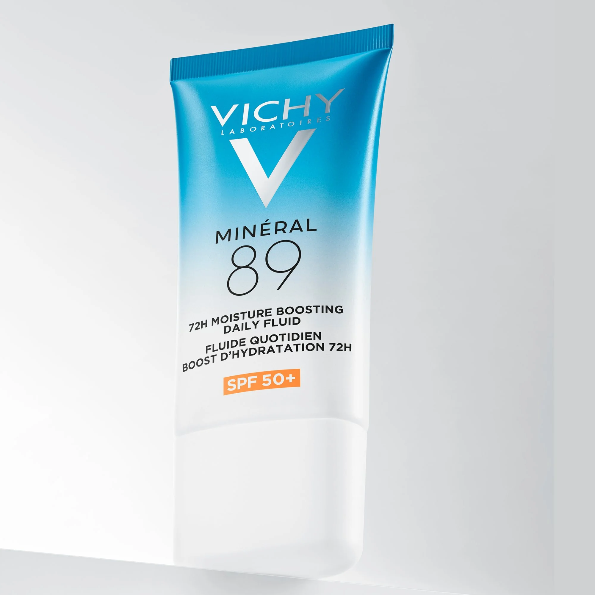 Vichy Mineral 89, niewidoczny krem-fluid nawilżający 72H, SPF 50+, 50 ml