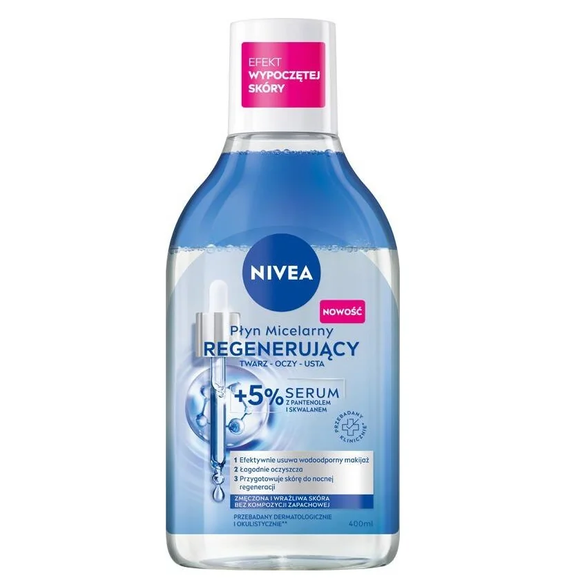 Nivea płyn micelarny regenerujący dla cery wrażliwej i zmęczonej, 400 ml