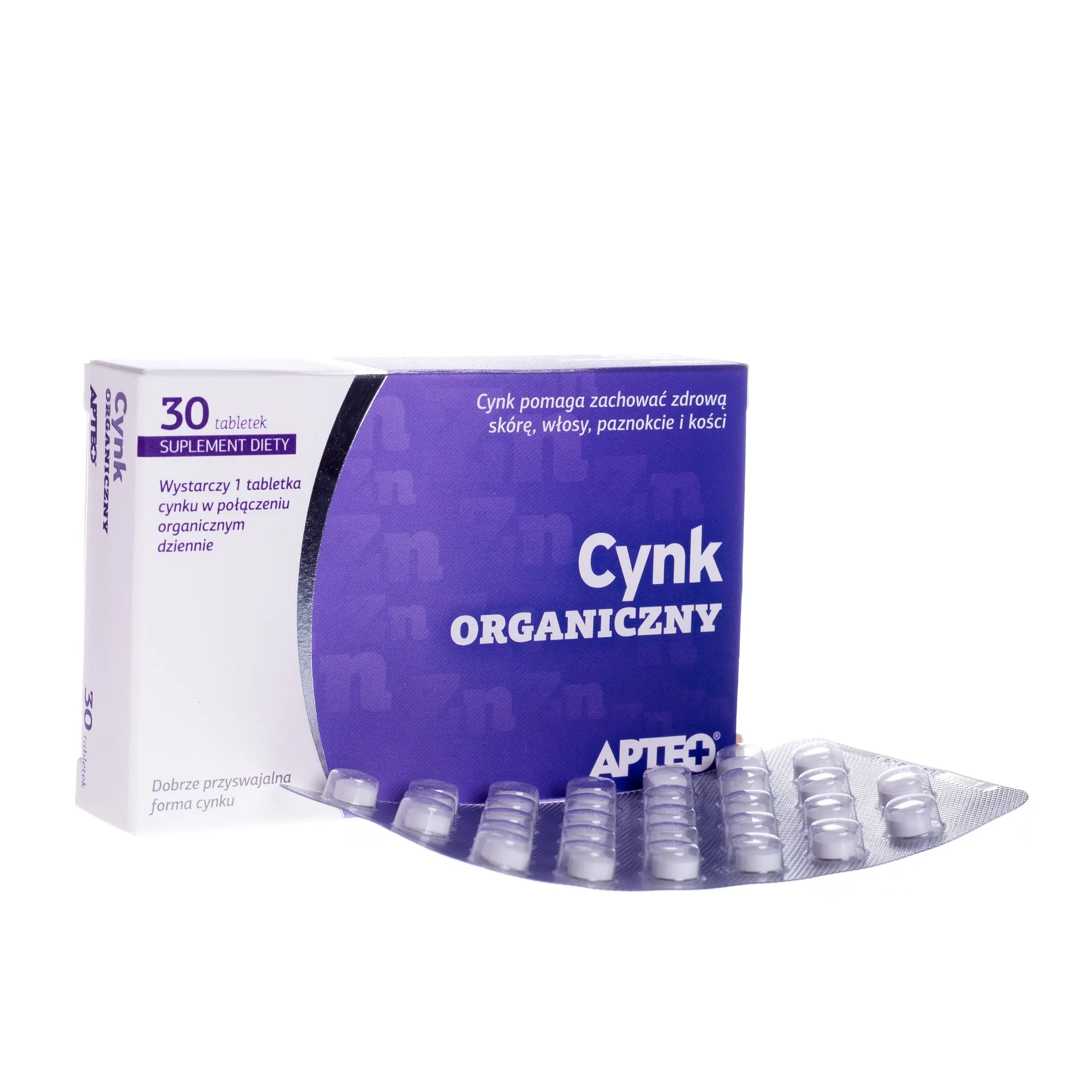 Cynk Organiczny, 30 tabletek 