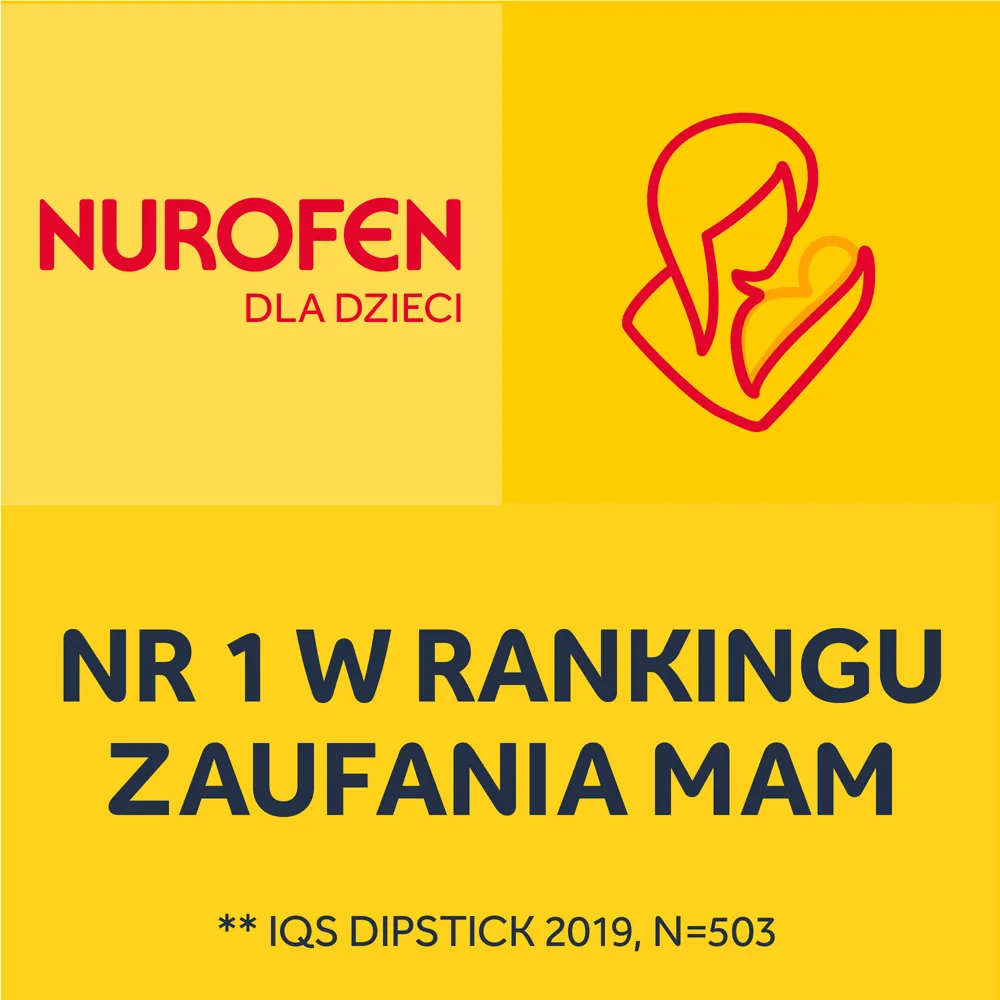 Nurofen dla dzieci, 60 mg, 10 czopków 