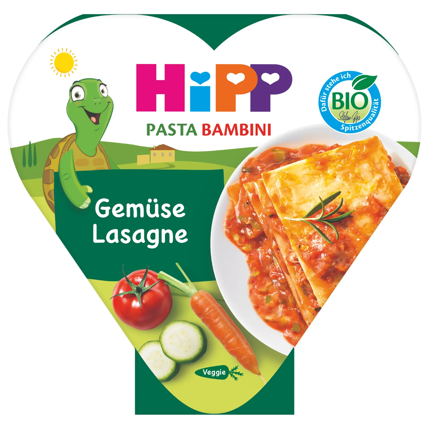 HiPP BIO lasagne z warzywami, po 1. roku, 250 g