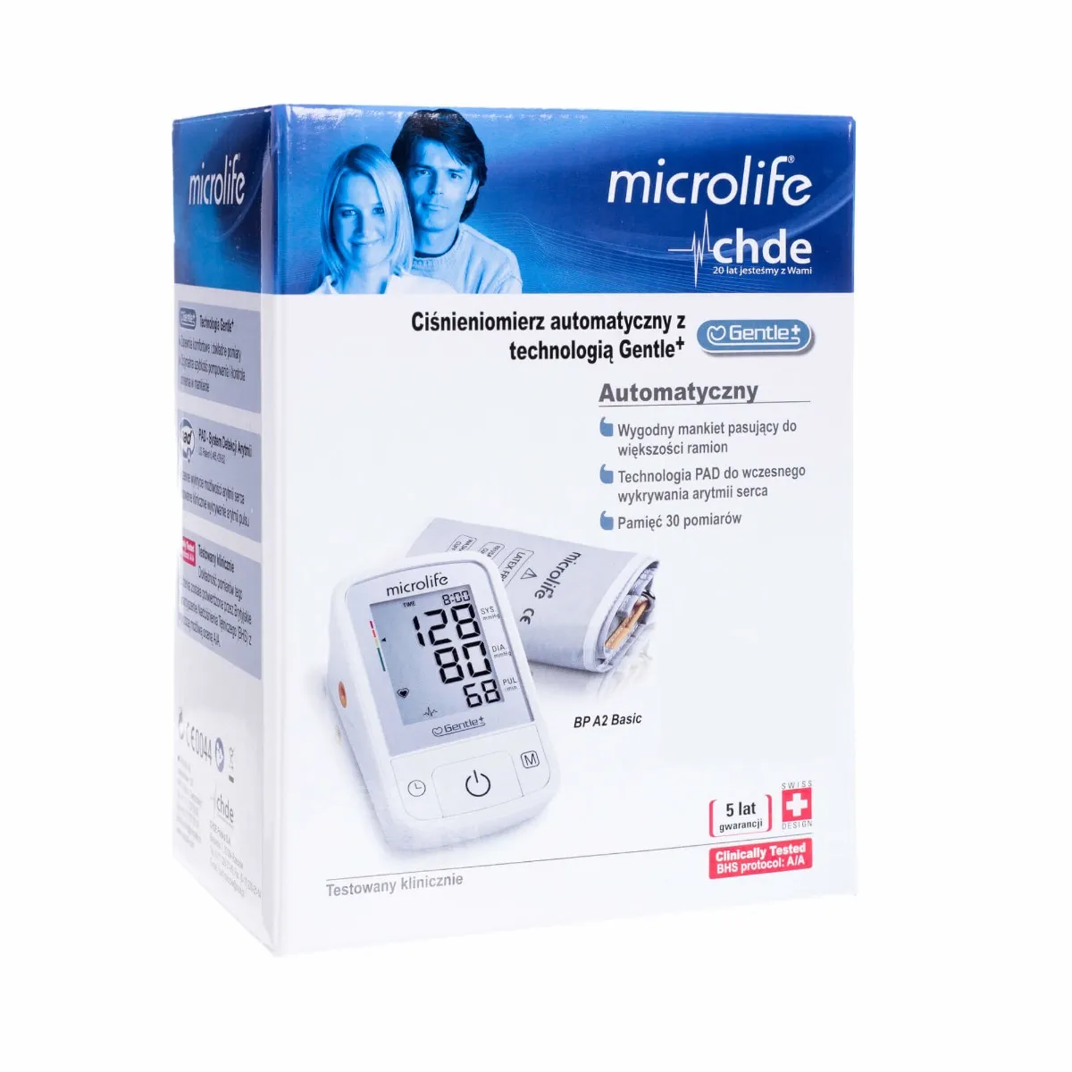 Microlife BP A2 Basic, automatyczny ciśnieniomierz naramienny, 1 sztuka