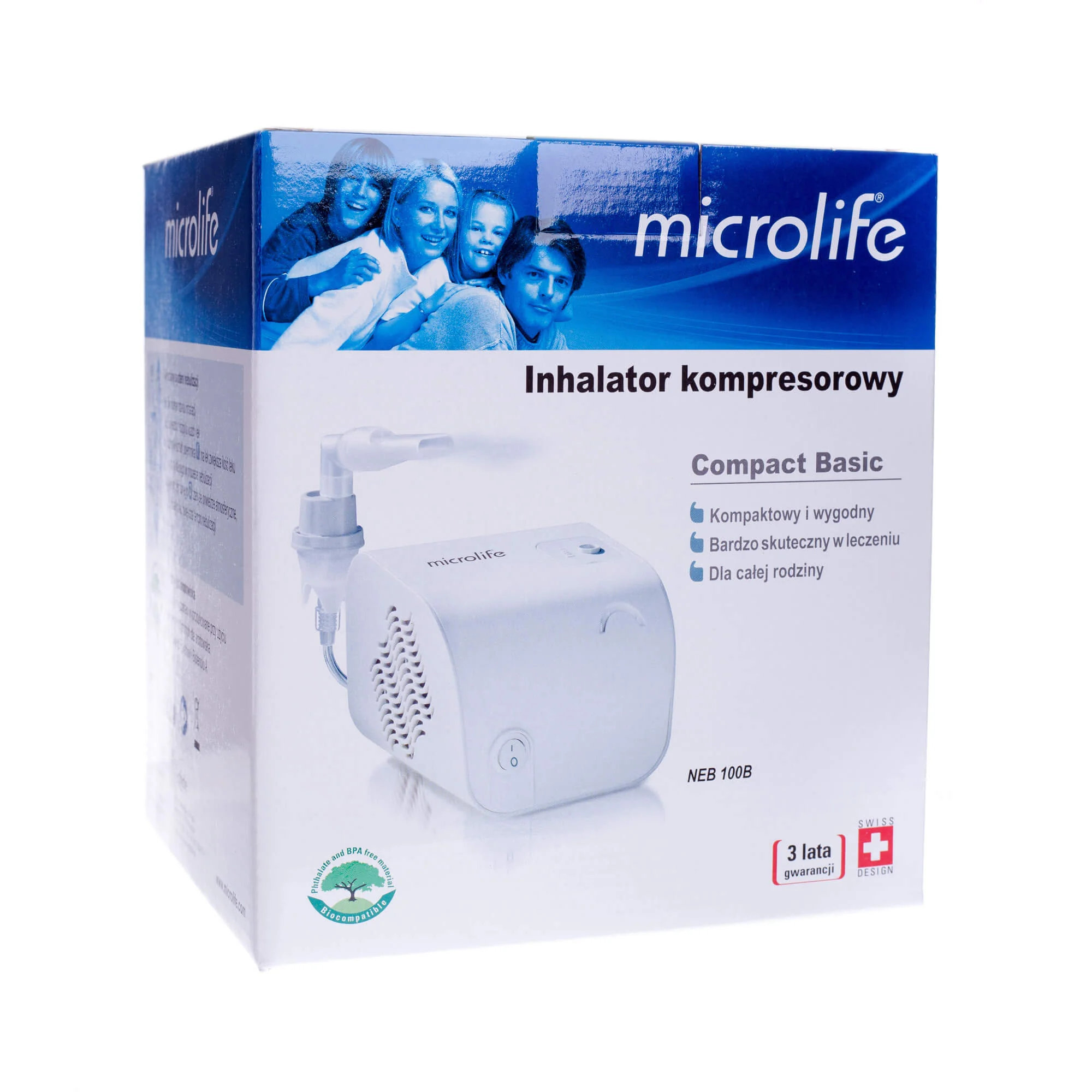 Inhalator tłokowy MICROLIFE NEB 100B - 1 szt.