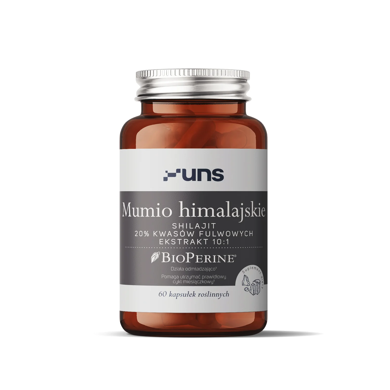 UNS Mumio himalajskie + BioPerine® 60 wege kapsułek