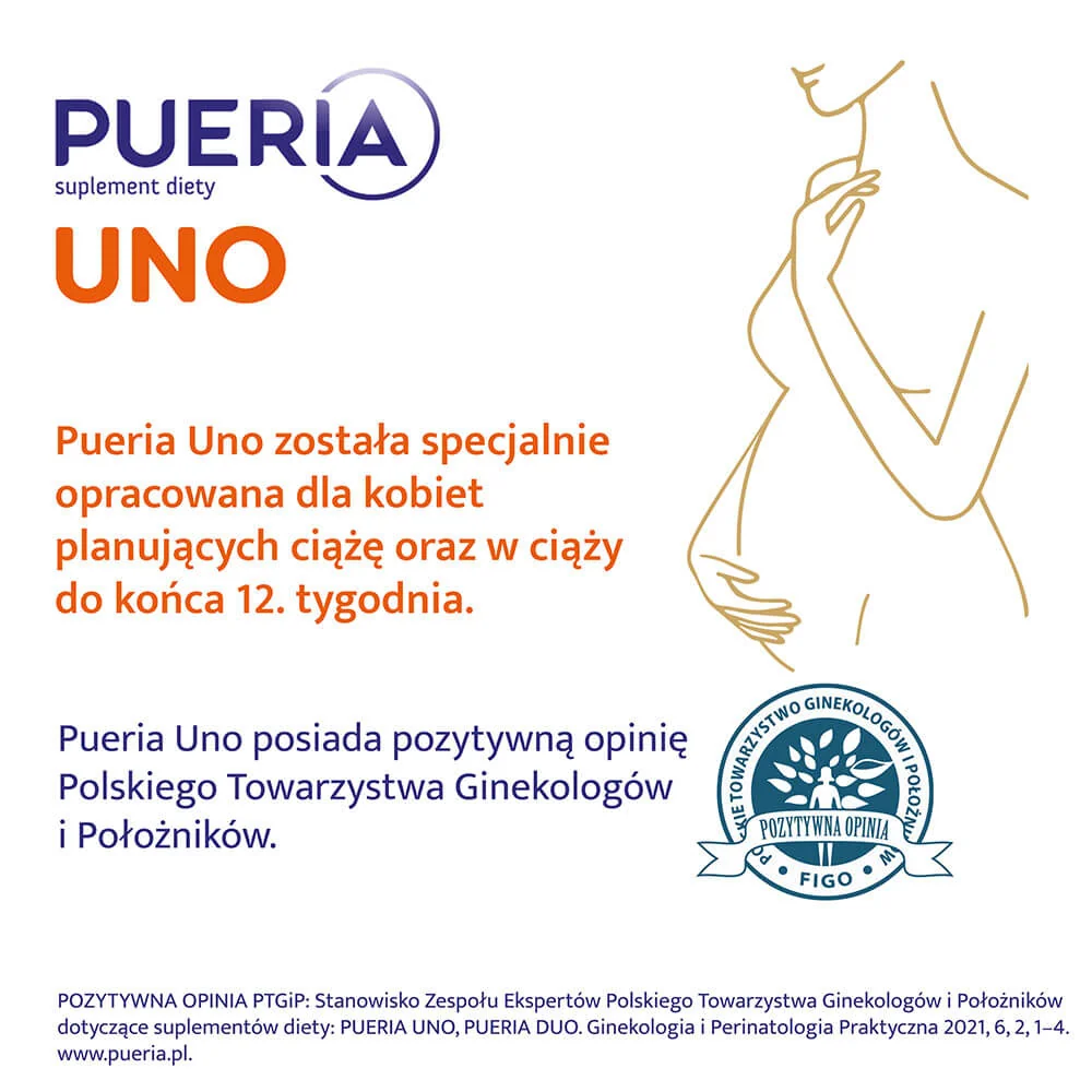 Pueria Uno suplement diety, 60 kapsułek