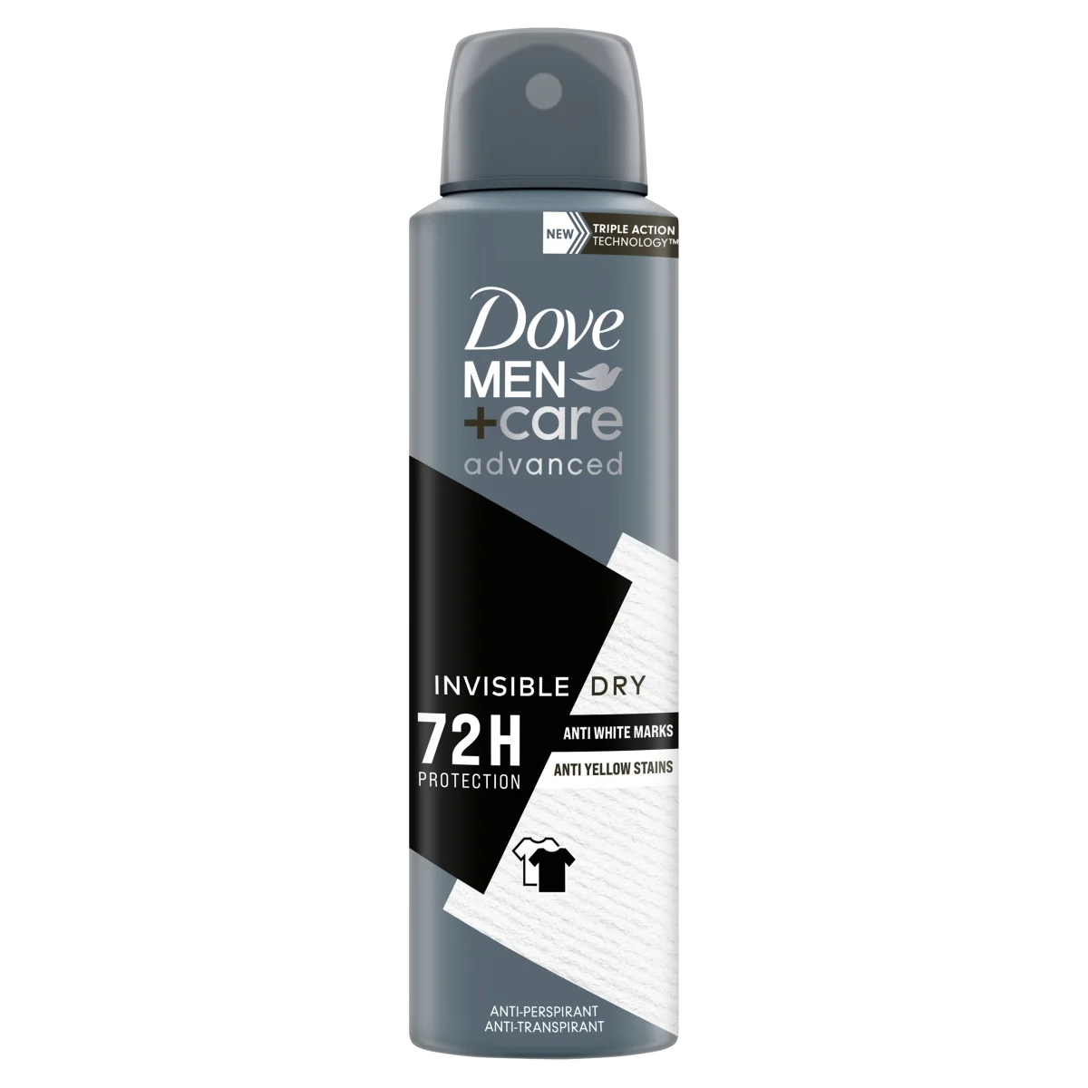 Dove Men+Care Advanced Invisible Dry antyperspirant w aerozolu, 150 ml