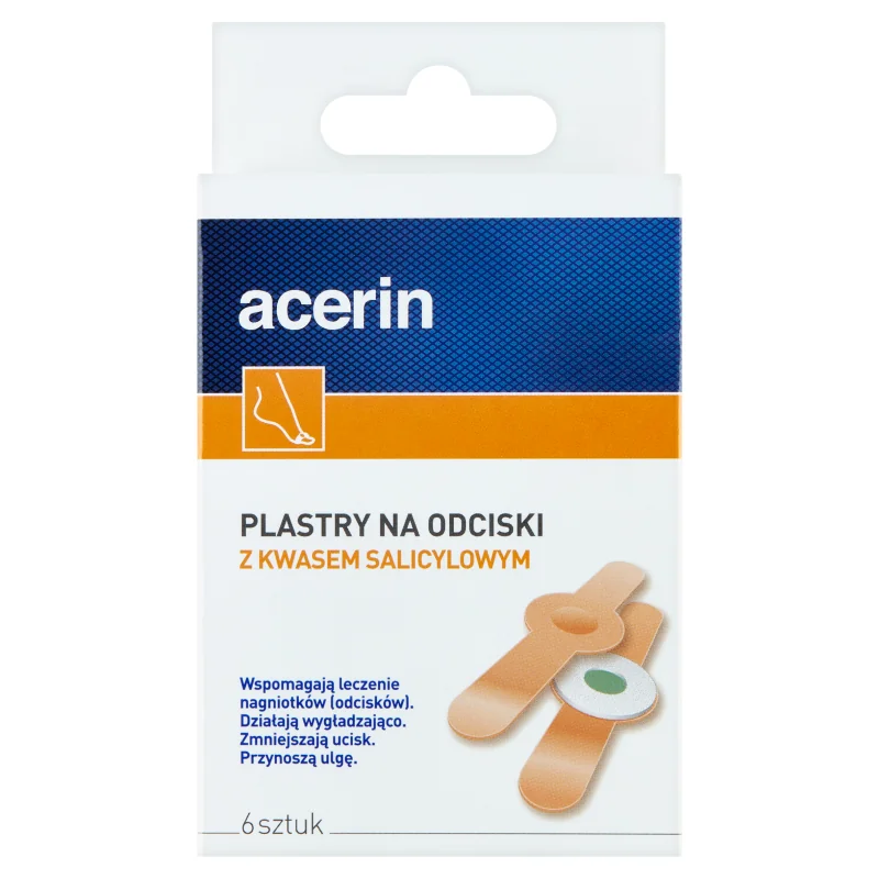 Acerin plastry na odciski, 6 sztuk