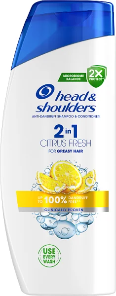 Head & Shoulders Citrus Fresh szampon przeciwłupieżowy 2 w 1, 625 ml