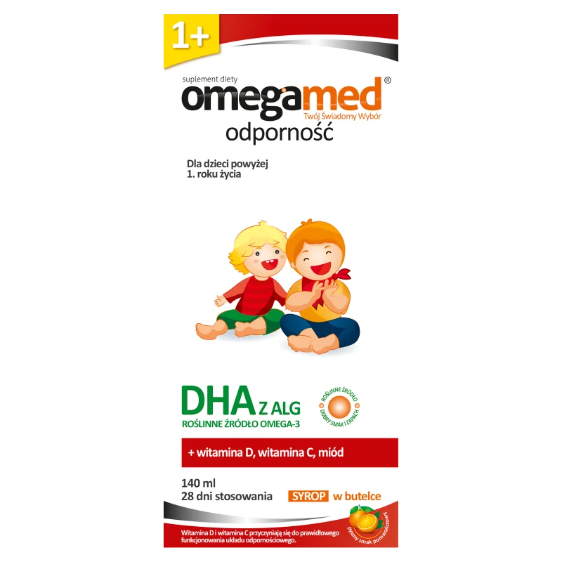 Omegamed Odporność 1+ syrop, 140 ml