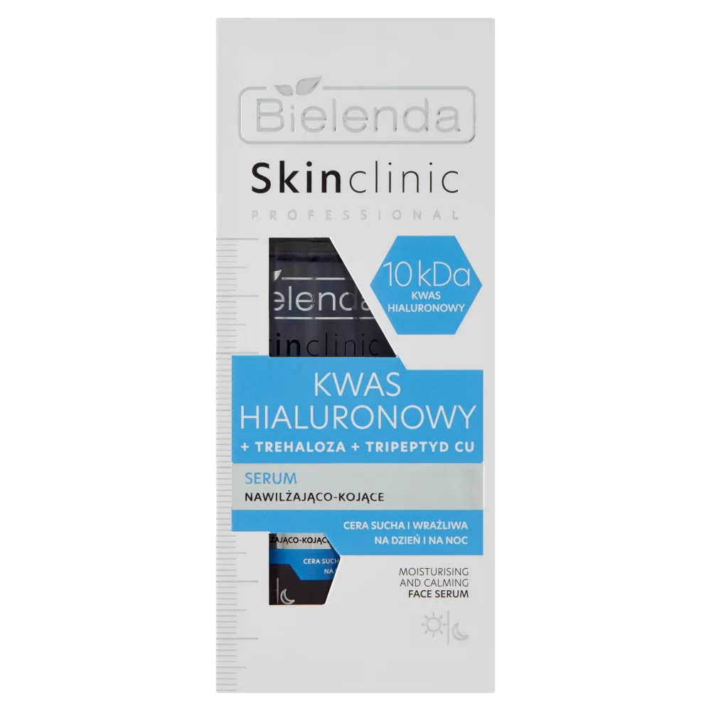 Bielenda Skin Clinic Professional KWAS HIALURONOWY serum nawilżająco-kojące na dzień i na noc, 30 ml