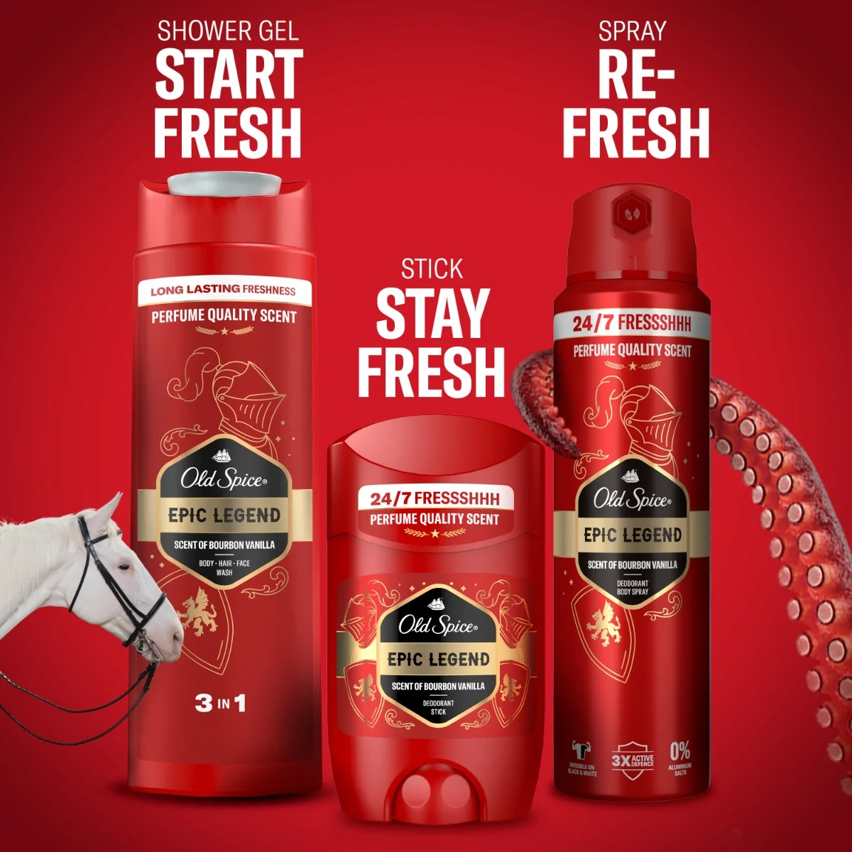 Old Spice Epic Legend dezodorant w sztyfcie, 65 ml