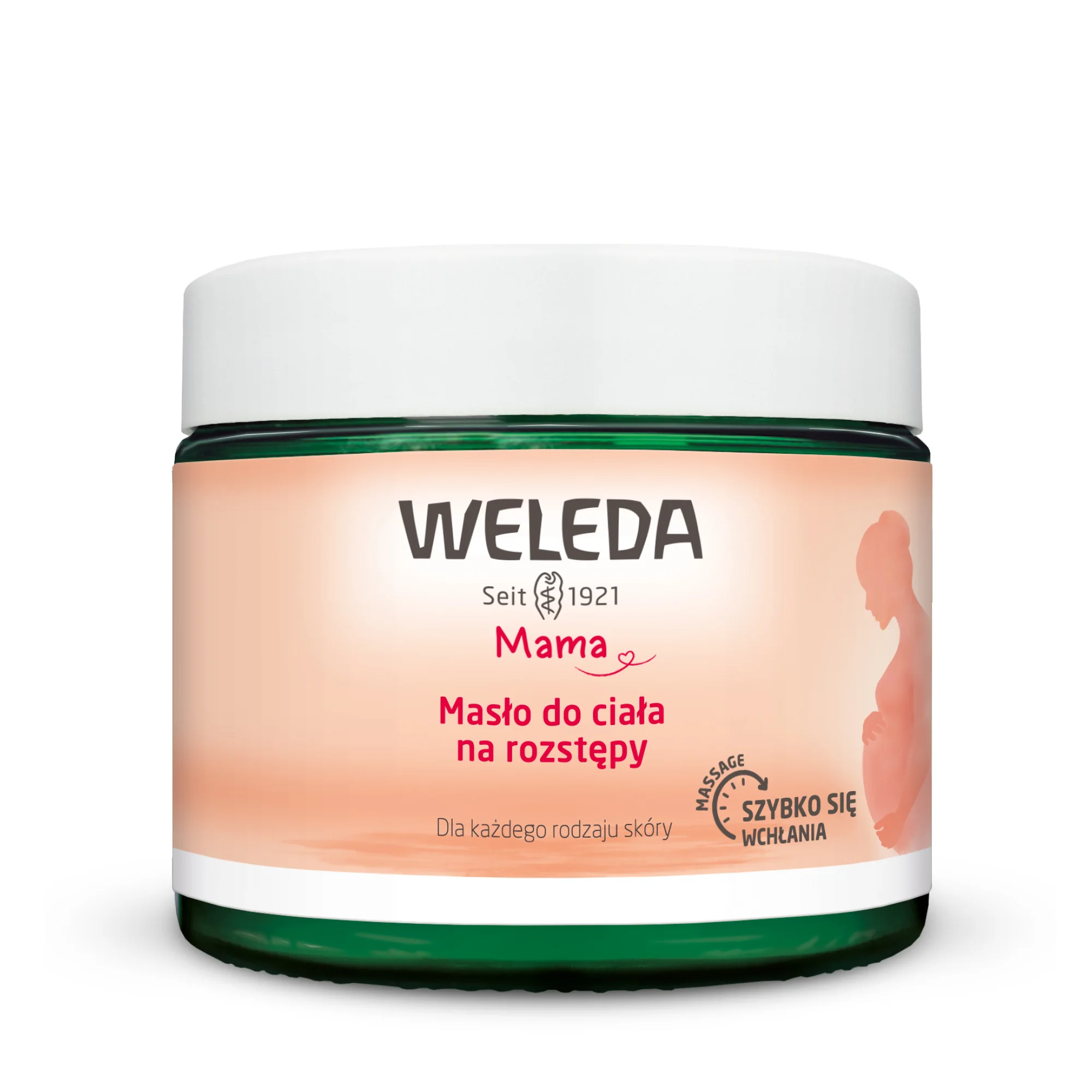 Weleda Mama masło do ciała na rozstępy, 150 ml