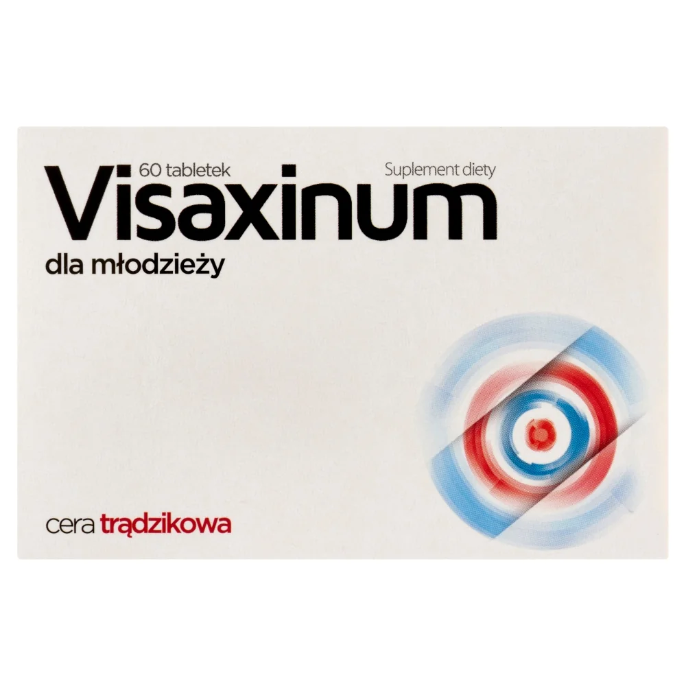 Visaxinum suplement diety dla osób z cerą trądzikową, 60 tabletek