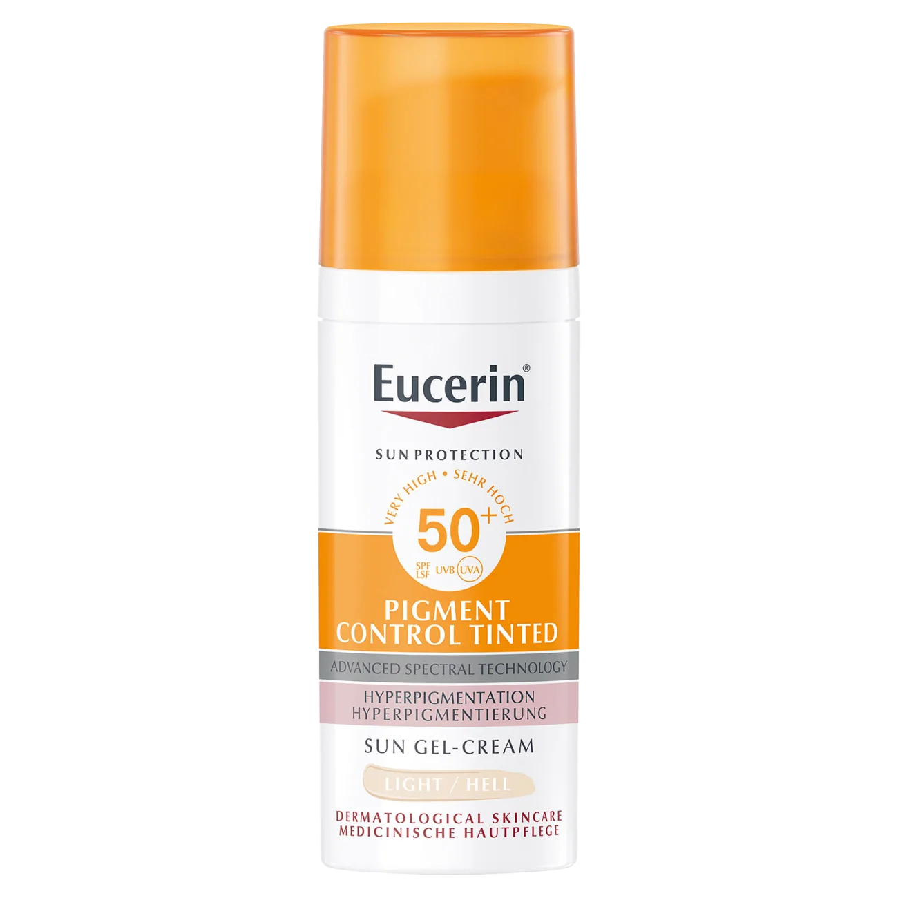 Eucerin Sun Pigment Control fluid ochronny przeciw przebarwieniom koloryzujący SPF 50+, 50 ml