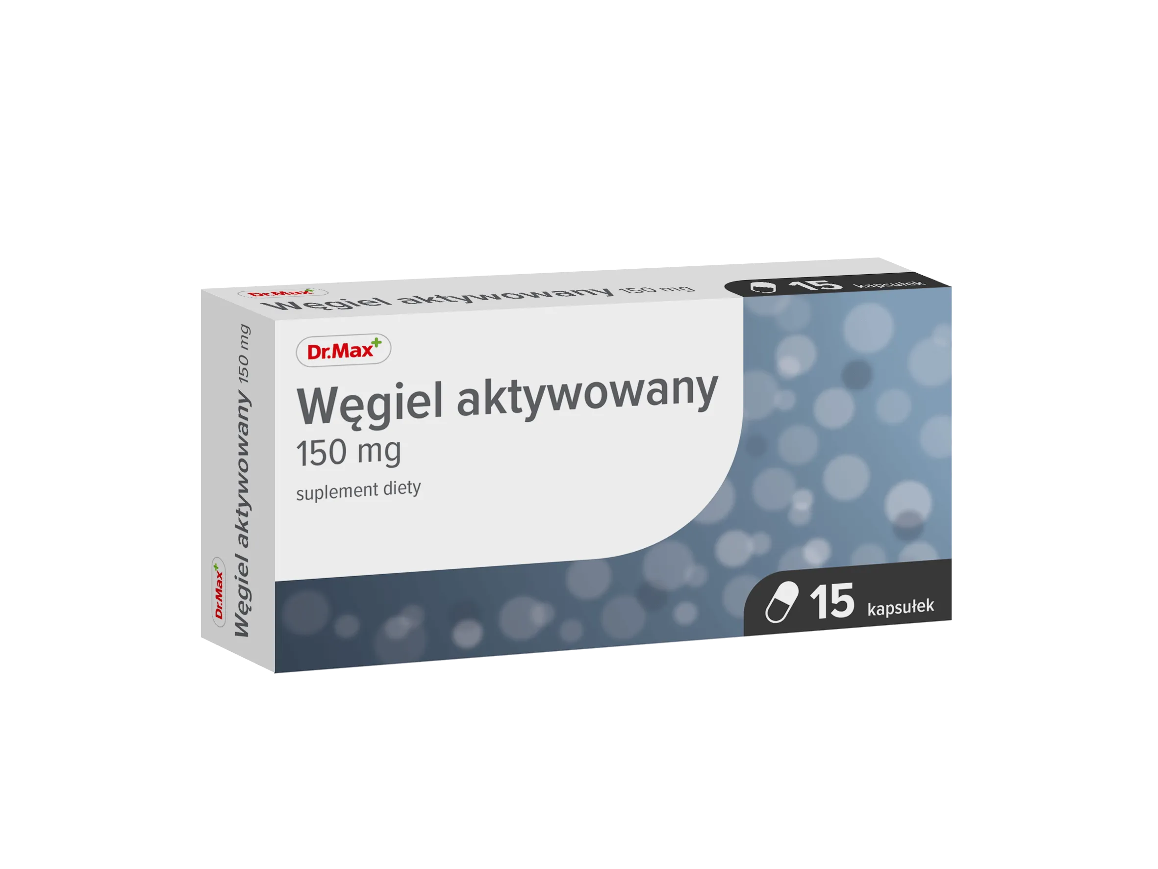 Węgiel Aktywowany Dr.Max, suplement diety, 15 kapsułek