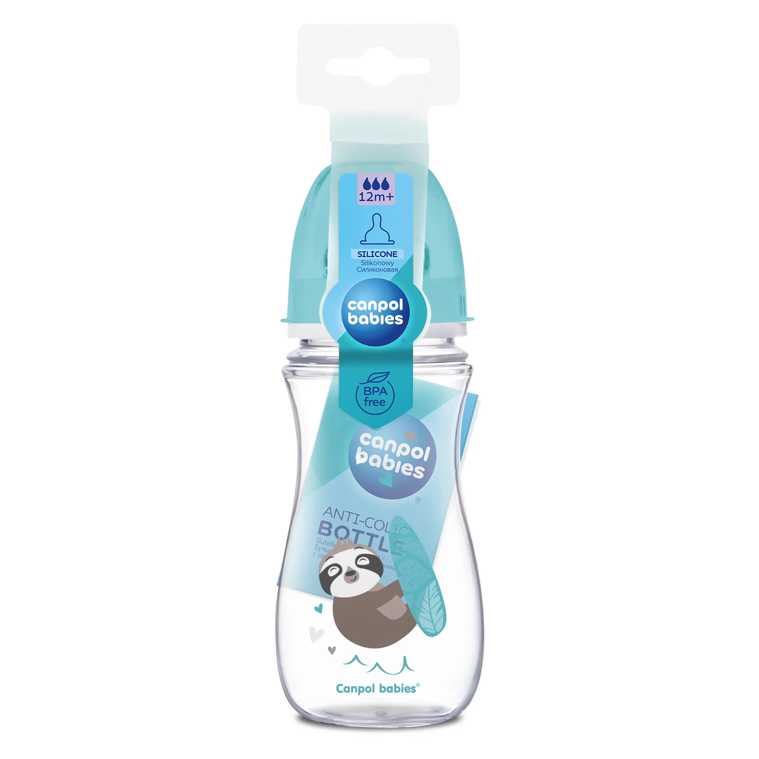 Canpol Babies butelka szerokootorowa antykolkowa po 12 miesiącu, 300 ml