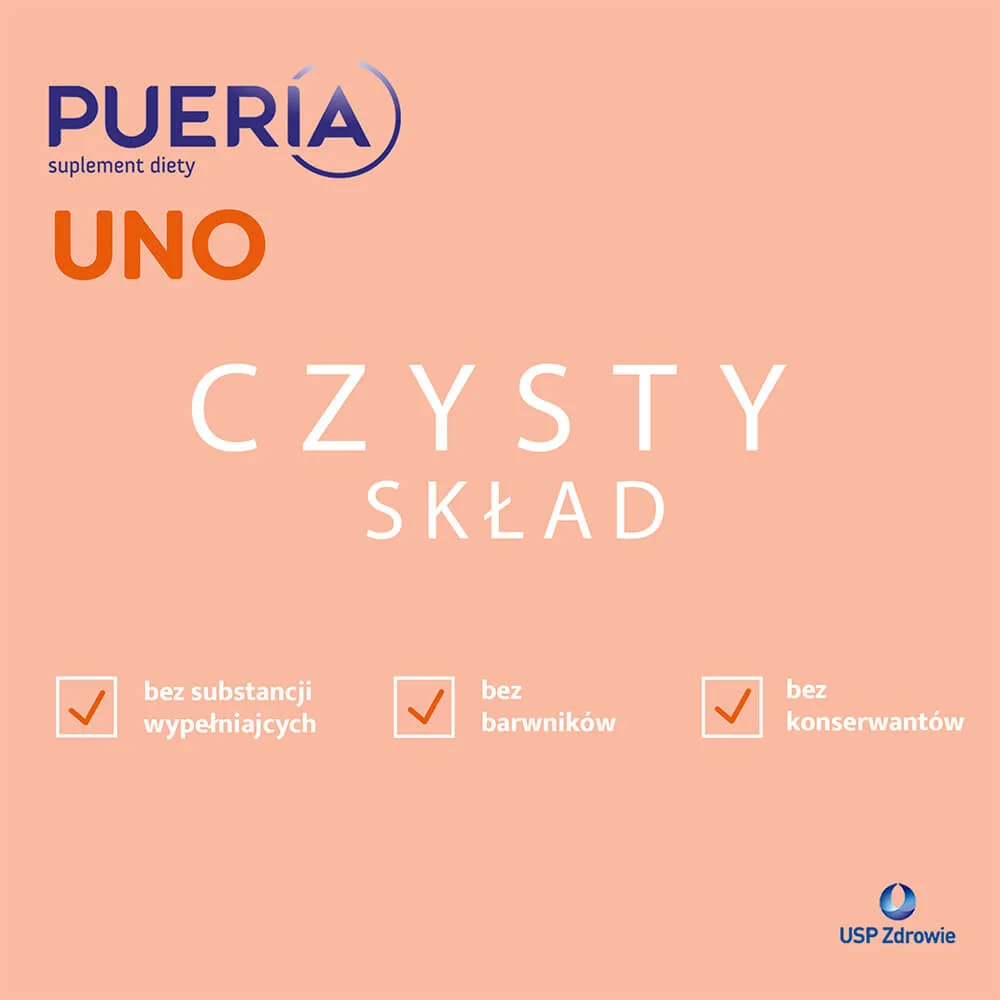 Pueria Uno suplement diety, 60 kapsułek