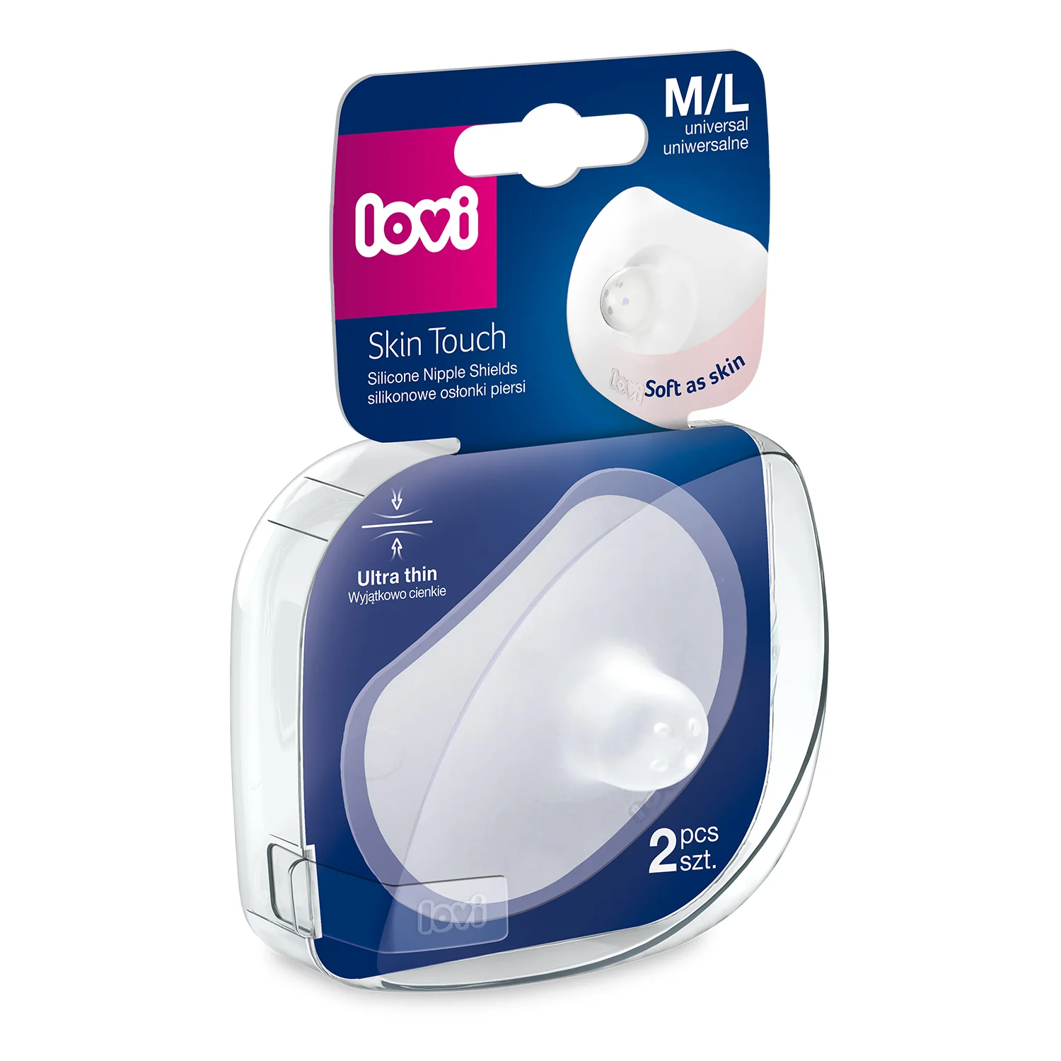 Lovi silikonowe osłonki na piersi, rozmiar M/L 5/606, 2 szt.
