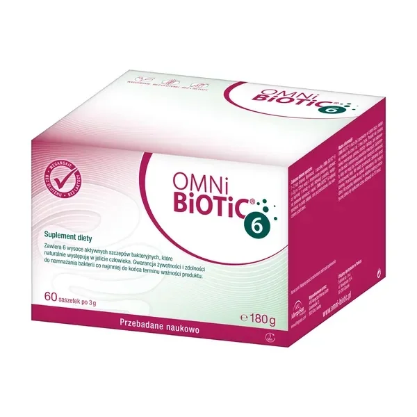 OMNi-BiOTiC® 6 supelemnt diety, proszek w saszetkach, 60 szt. x 3g