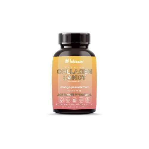 Intenson Collagen Candy o smaku mango-marakuja 60 tabletek
