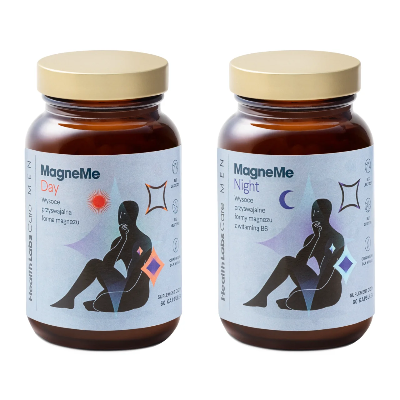Health Labs Care MagneMe MEN Day & Night 120 kapsułek