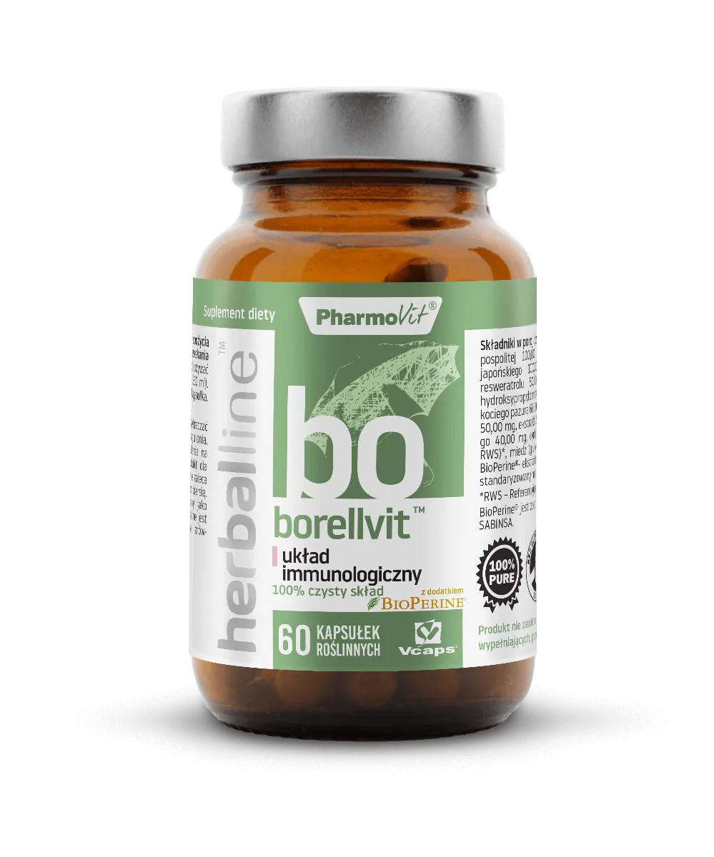 Pharmovit borellvit układ immunologiczny, suplement diety, 60 kapsułek. Data ważności 2022-10-31