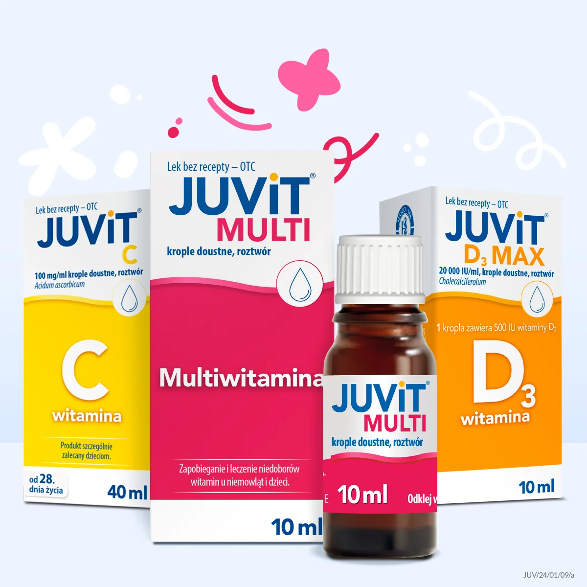 Juvit Multi krople multiwitamina, 10 ml