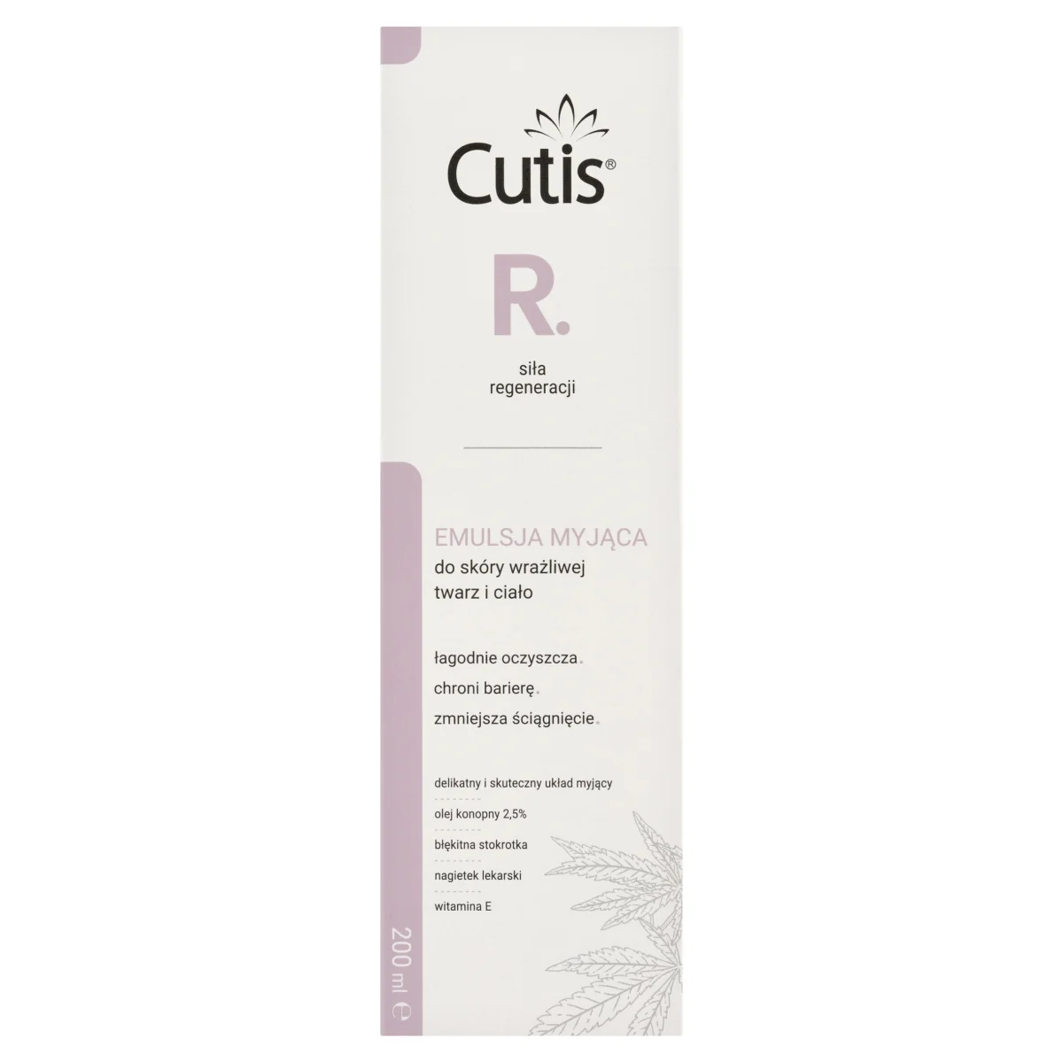 Cutis R-REGENERACJA emulsja myjąca do skóry wrażliwej – twarz i ciało 200 ml