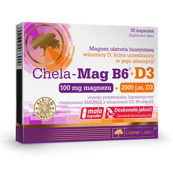 Olimp Chela-Mag B6+D3 30 kapsułek