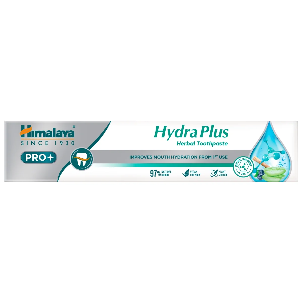 Himalaya Pro Hydra Plus ziołowa pasta do zębów z kwasem hialuronowym, 75 ml