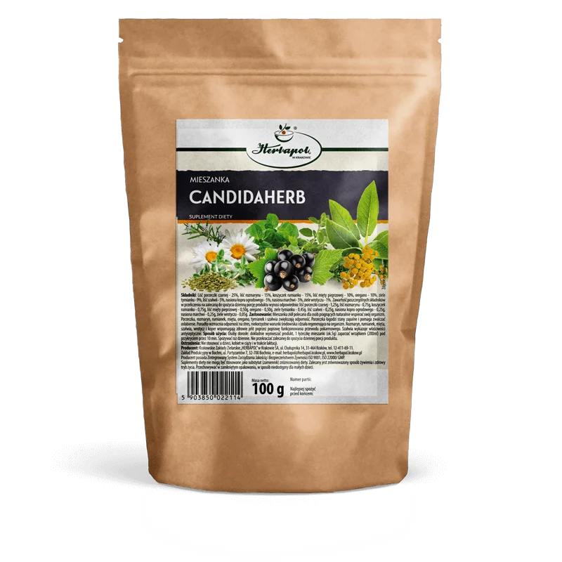 Herbapol CANDIDAHERB mieszanka ziół, 100 g