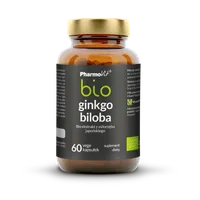 Pharmovit Ginkgo biloba Bio, suplement diety, 60 kapsułek