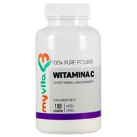 MyVita, Witamina C, kwas L-askorbinowy, suplement diety, proszek, 100g