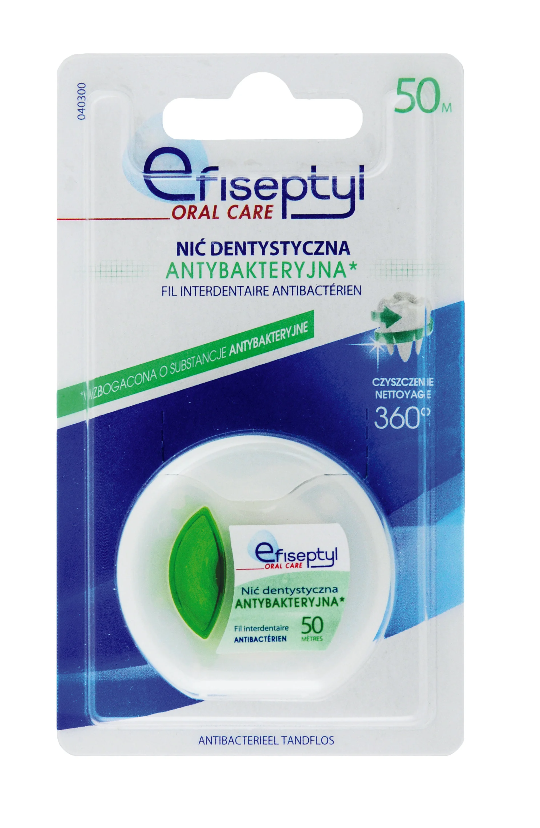 Efiseptyl antybakteryjna nić z fluorem, 50 ml