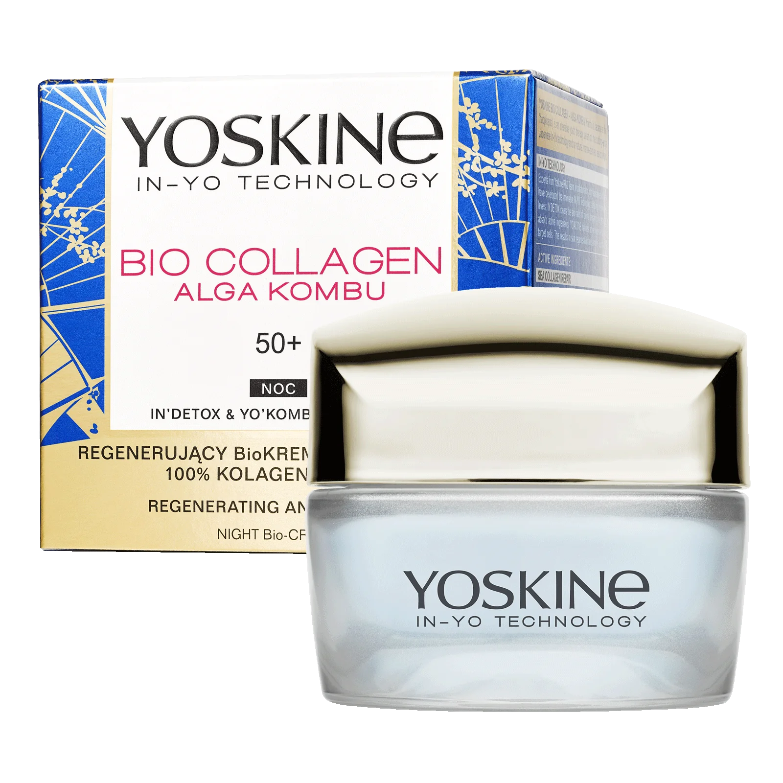 Yoskine BIO Collagen krem na noc 50+, 50 ml