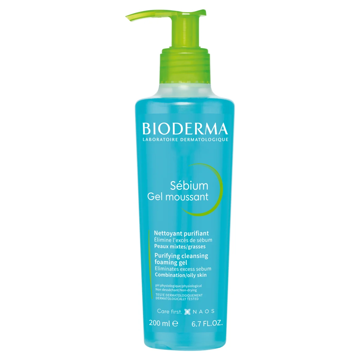 Bioderma Sebium antybakteryjny żel do mycia twarzy, 200 ml