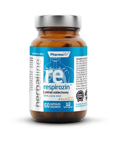 Pharmovit Respirozin™ układ oddechowy, suplement diety, 60 kapsułek