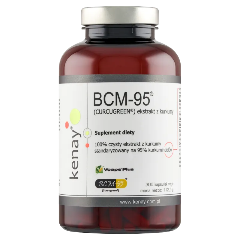 KenayAG, Biocurcumin BCM-95, suplement diety,, 300 kapsułek