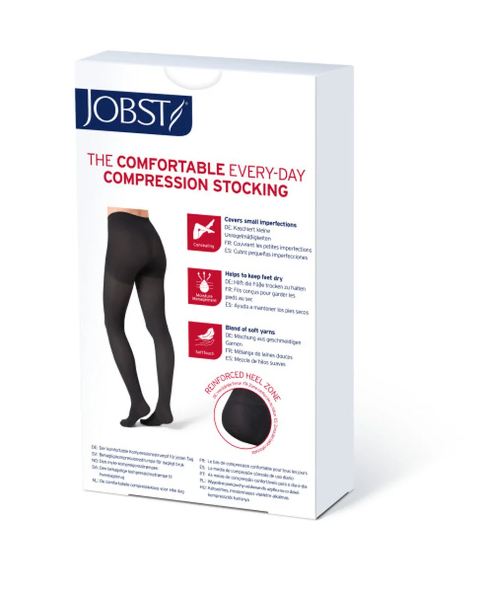 Jobst Opaque rajstopy CCL1 kolor czarny, rozmiar IV, zamknięte palce, 1 para