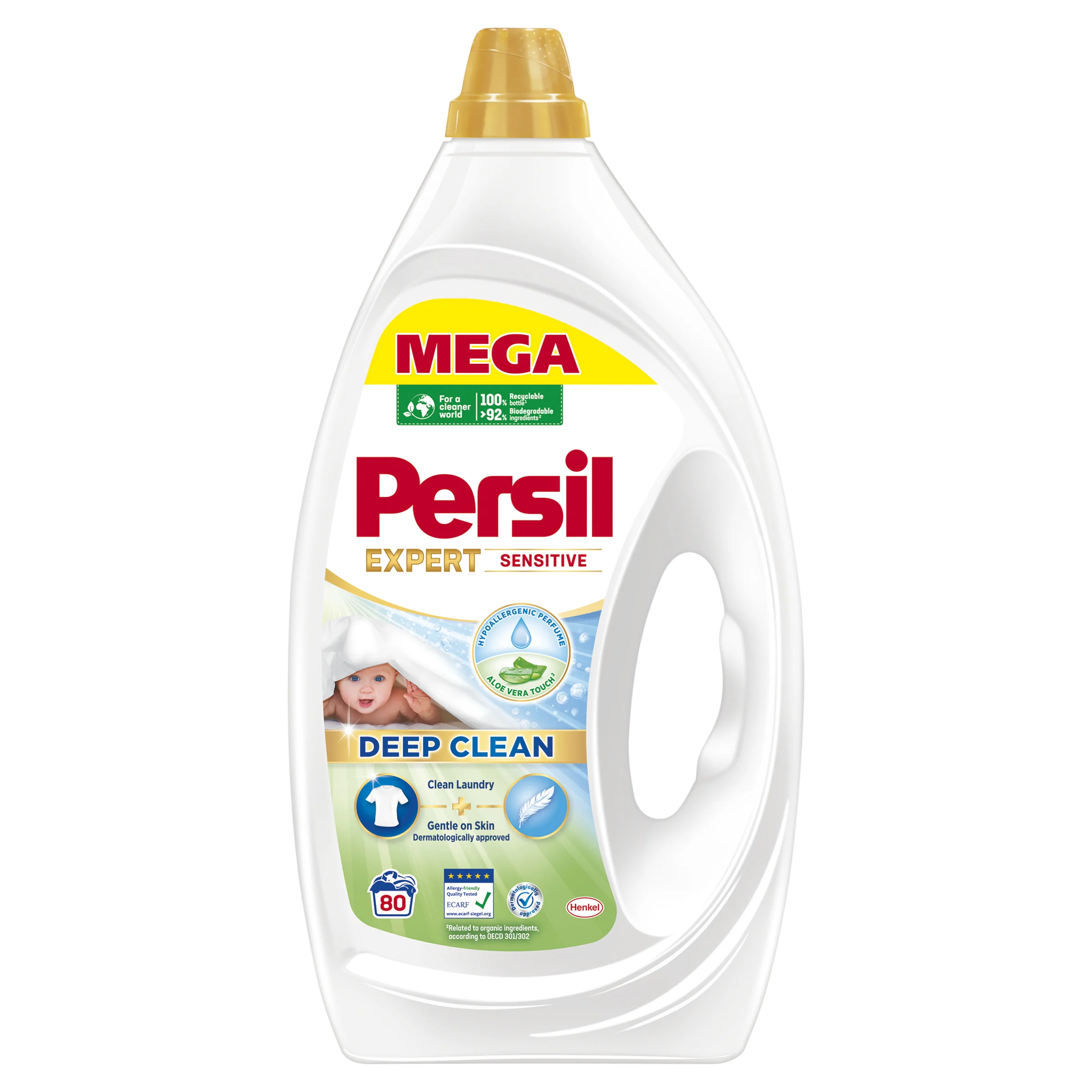 Persil Deep Clean Expert Sensitive żel do prania, 3,6 l