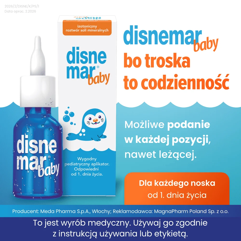 Disnemar baby woda morska dla dzieci, 25 ml
