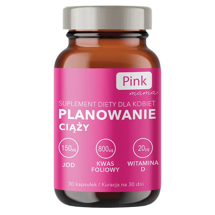 PINK MAMA planowanie ciąży, 30 kapsułek