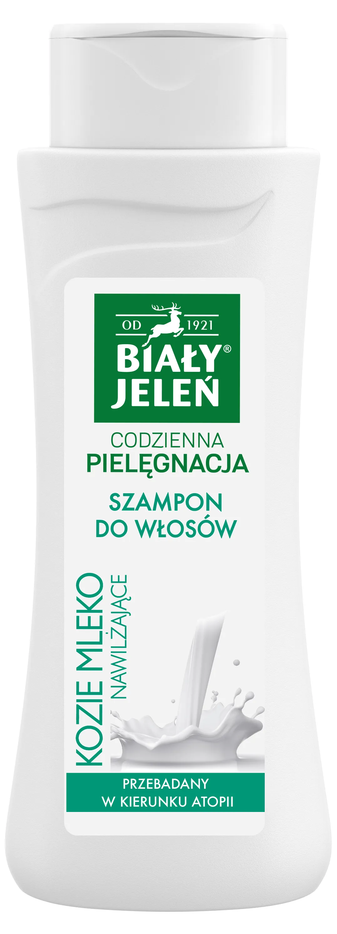 Biały Jeleń, Hipoalergiczny, szampon do włosów z ekstraktem z koziego mleka, 300 ml